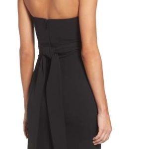 Black long dress from Lulus.